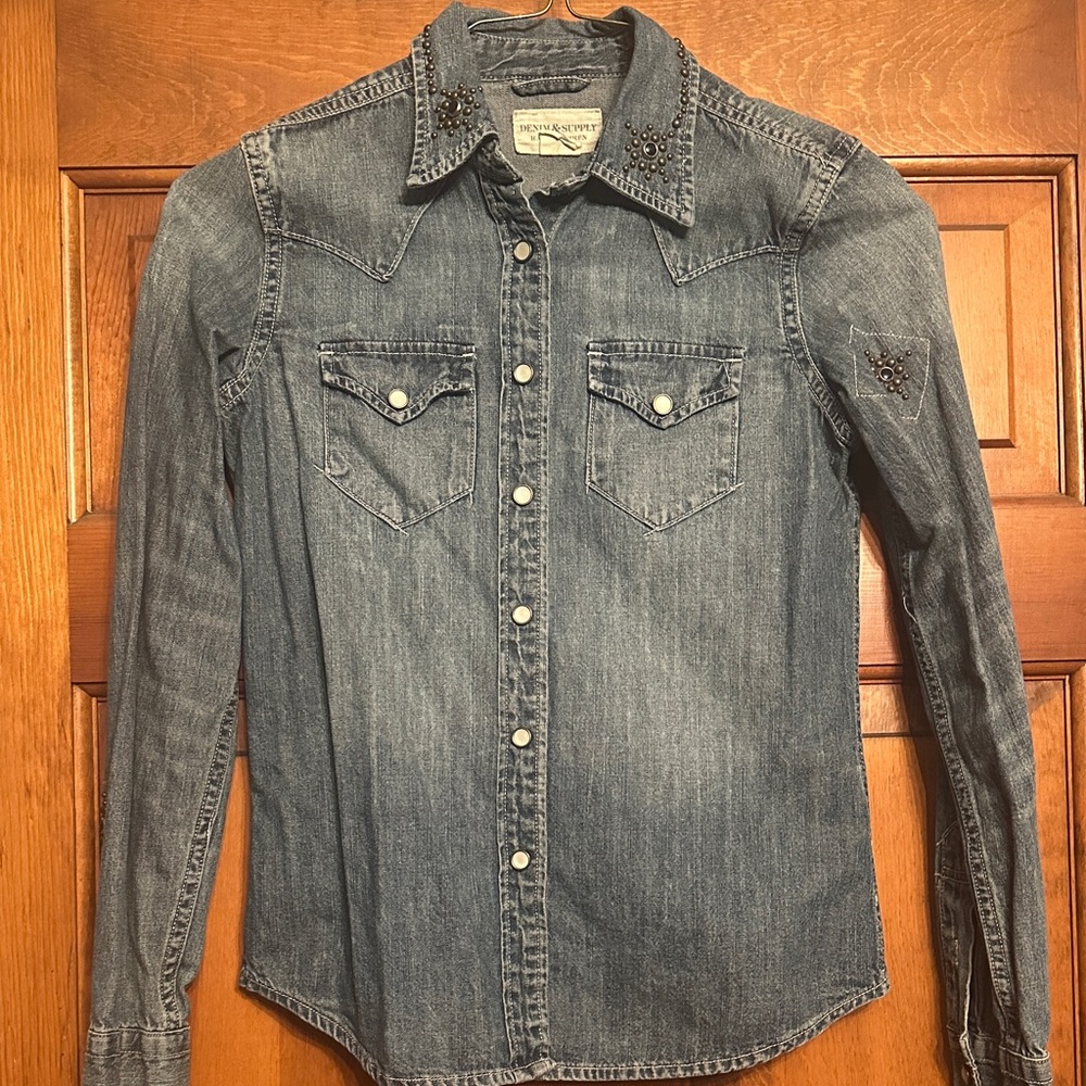 EUC Ralph Lauren Denim Supply Button down shirt - XS